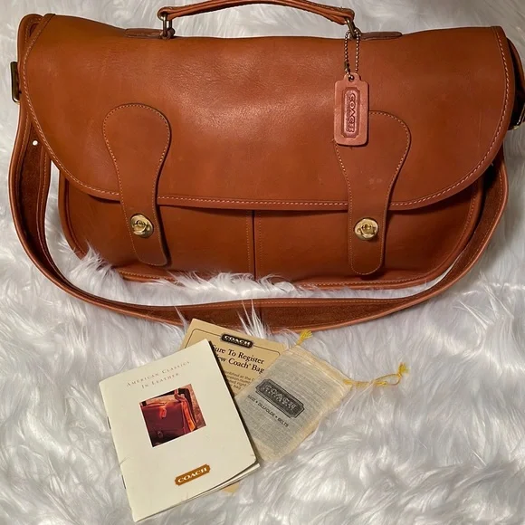 Vintage coach musette bag hotsell
